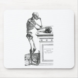 Vivitur Ingenio - Skeleton Mouse Pad