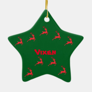 Vixen Ornament in Colors