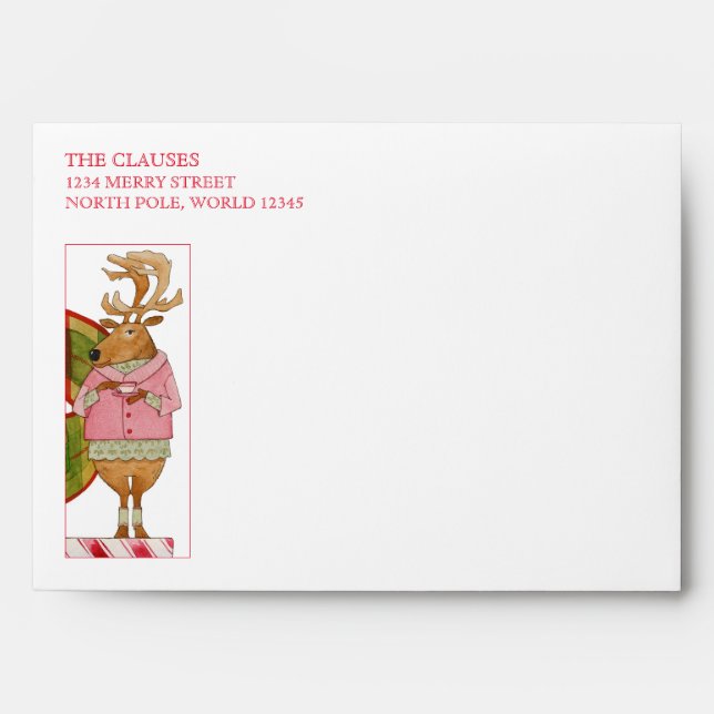 VIXEN REINDEER A7 Envelopes (5x7 Cards) (Front)