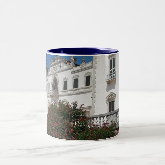Vizcaya Gardens Estate Two-Tone Coffee Mug (Center)