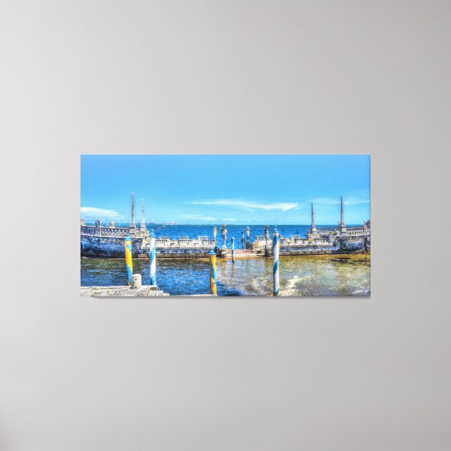 Vizcaya Museum in Miami Florida Canvas Print (Front)
