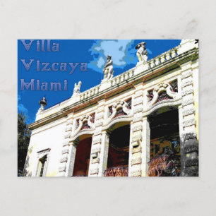 Vizcaya poster postcard