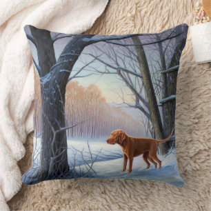 Vizla Let It Snow Christmas Cushion