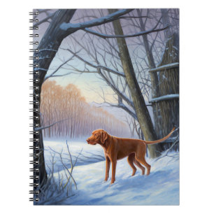 Vizla Let It Snow Christmas Notebook