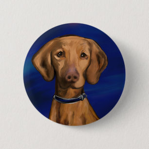 Vizsla 6 Cm Round Badge