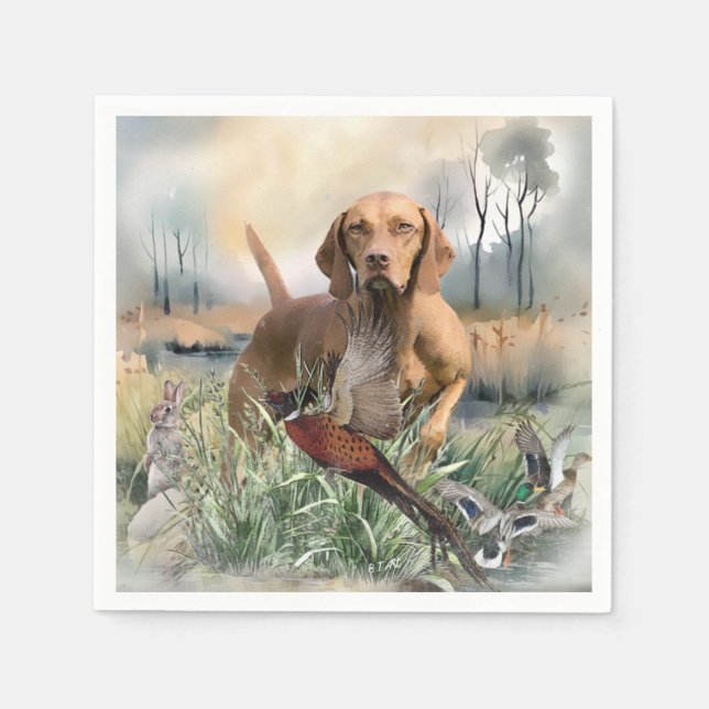 Vizsla  , Art  Napkin (Front)