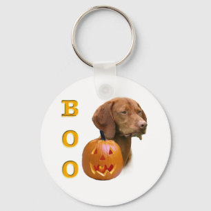 Vizsla Boo Key Ring