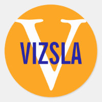 Vizsla Breed Monogram Design