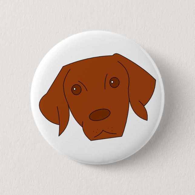 Vizsla button (Front)