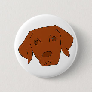 Vizsla button