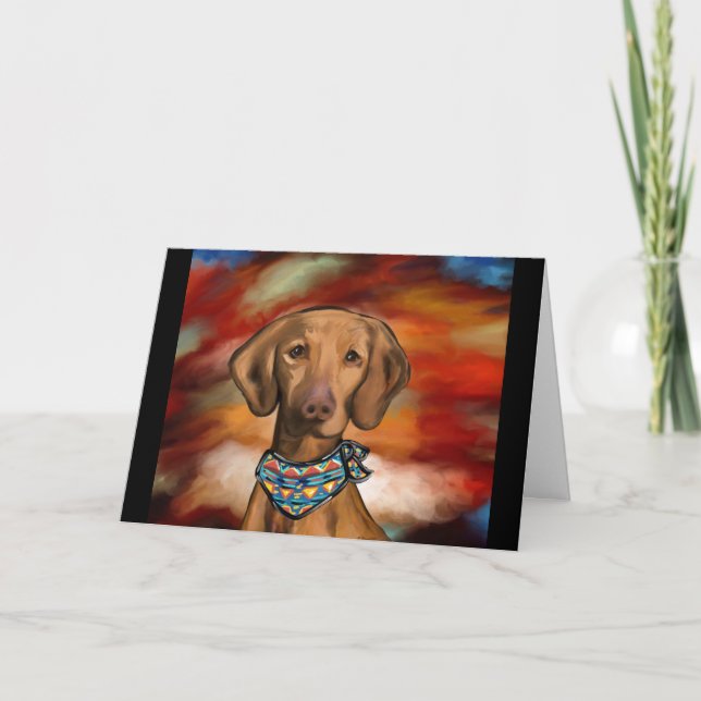 Vizsla Card (Front)