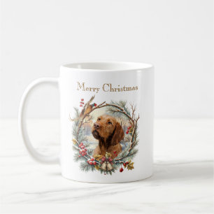 Vizsla Christmas Coffee Mug