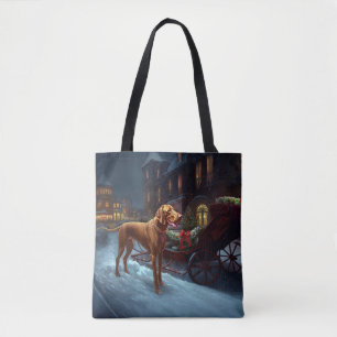 Vizsla Christmas Festive Season Tote Bag