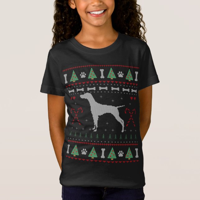 Vizsla Christmas Ugly Sweater Funny Dog Lover Xmas (Front)