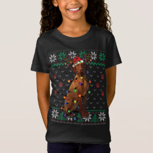 Vizsla Christmas Ugly Sweater Funny Pug Dog Lover 