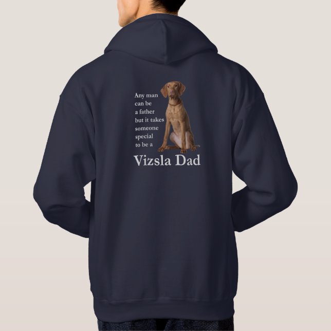 Vizsla Dad Hoodie (Back)