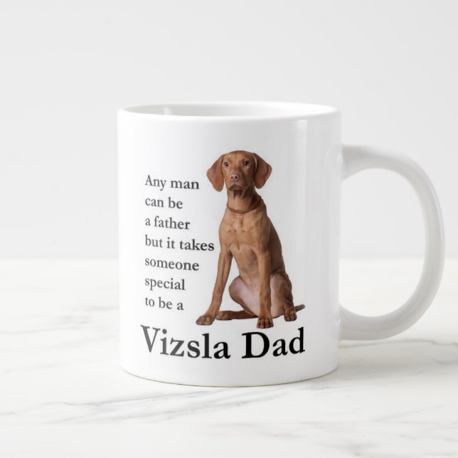 Vizsla Dad Jumbo Mug (Right)