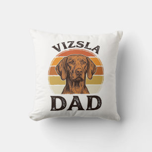 Vizsla Dad Vintage Engraving Dog Design_1 Cushion