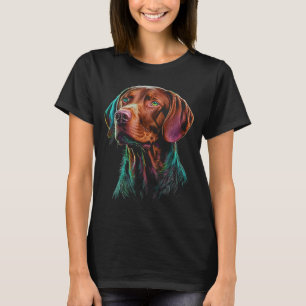 Vizsla Dog  Colourful Dog Mum Dad Men Women T-Shirt