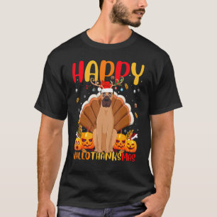 Vizsla Dog Happy Vizsla Hellothanksmas T-Shirt