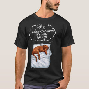 Vizsla Dog Nightgown Pajama T-Shirt