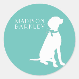 Vizsla Dog Puppy Classic Round Sticker