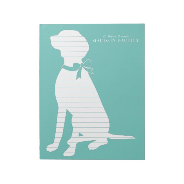 Vizsla Dog Puppy Notepad (Rotated)