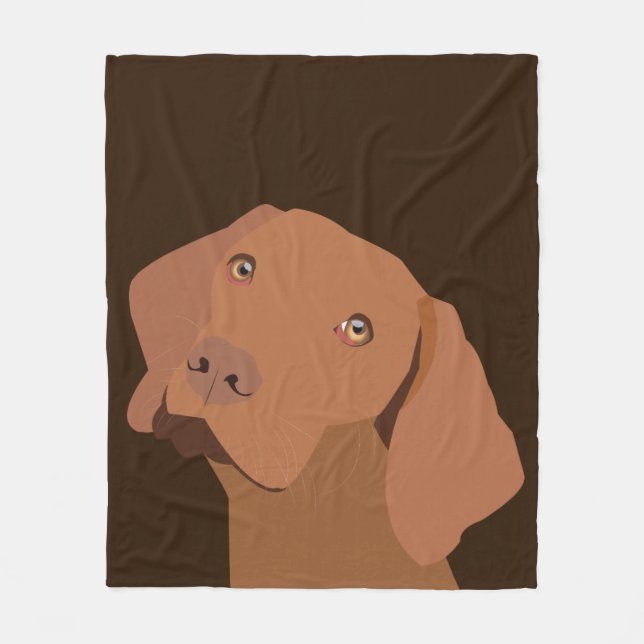 Vizsla Fleece Blanket (Front)