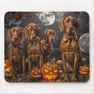 Vizsla Halloween Spooky Mouse Pad