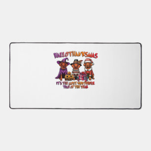 Vizsla Halloween Thanksgiving Christmas Classic T- Desk Mat