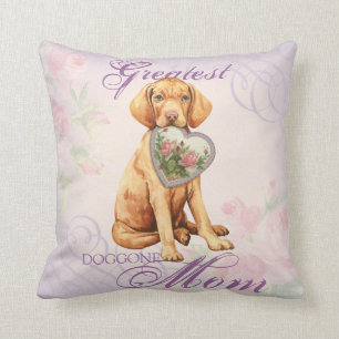 Vizsla Heart Mum Cushion