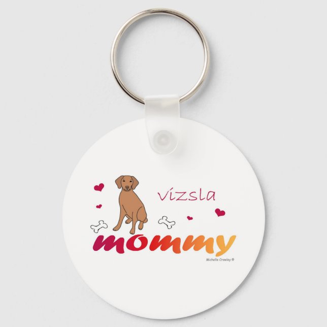 Vizsla Key Ring (Front)