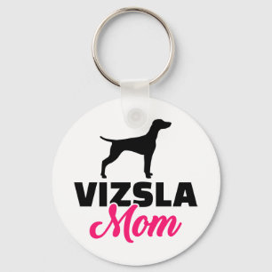 Vizsla Mom Key Ring
