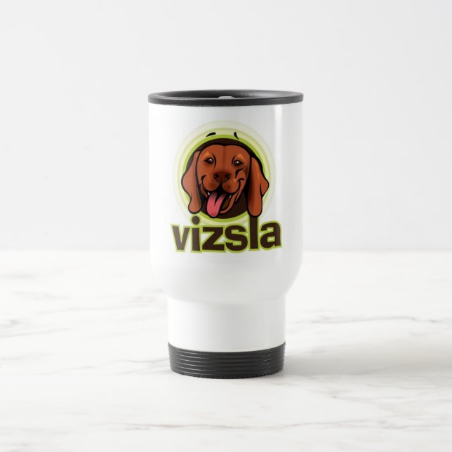 Vizsla_mug Travel Mug (Center)