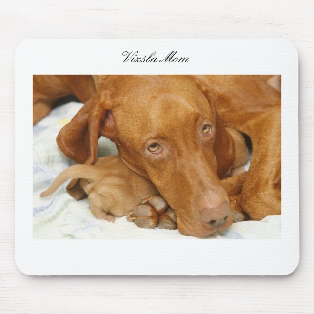 Vizsla Mum Mousepad (Front)
