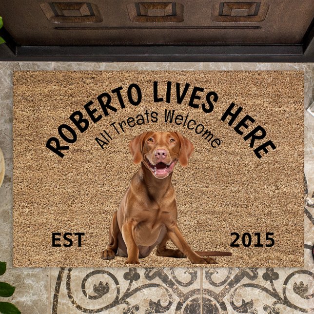 Vizsla Personalised Dog Lover  Doormat (Creator Uploaded)