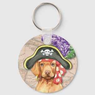 Vizsla Pirate Key Ring