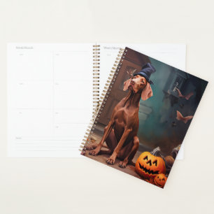 Vizsla Pumpkins Halloween Scary Planner