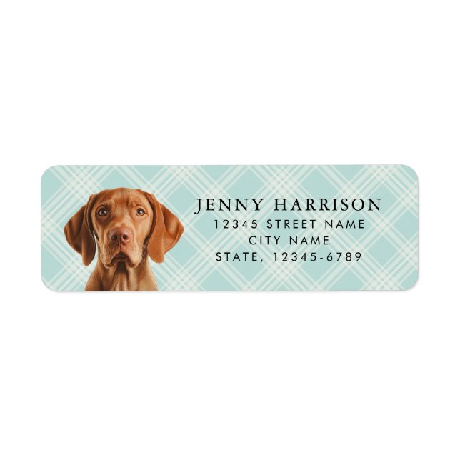 Vizsla Return Address Labels (Front)