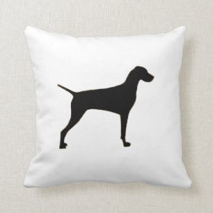 Vizsla silhouette cushion