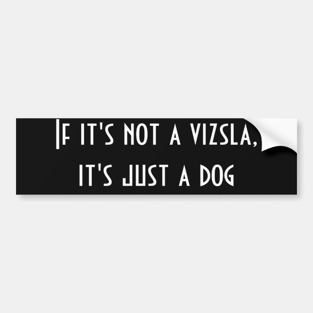 vizsla sticker (Front)