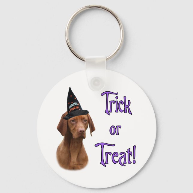 Vizsla Trick Key Ring (Front)