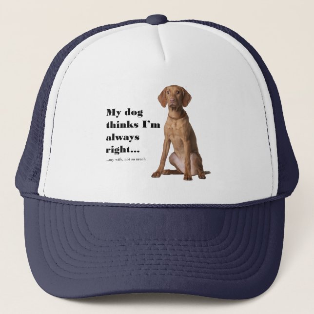 Vizsla v Wife Cap (Front)