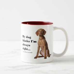 Vizsla v Wife Mug