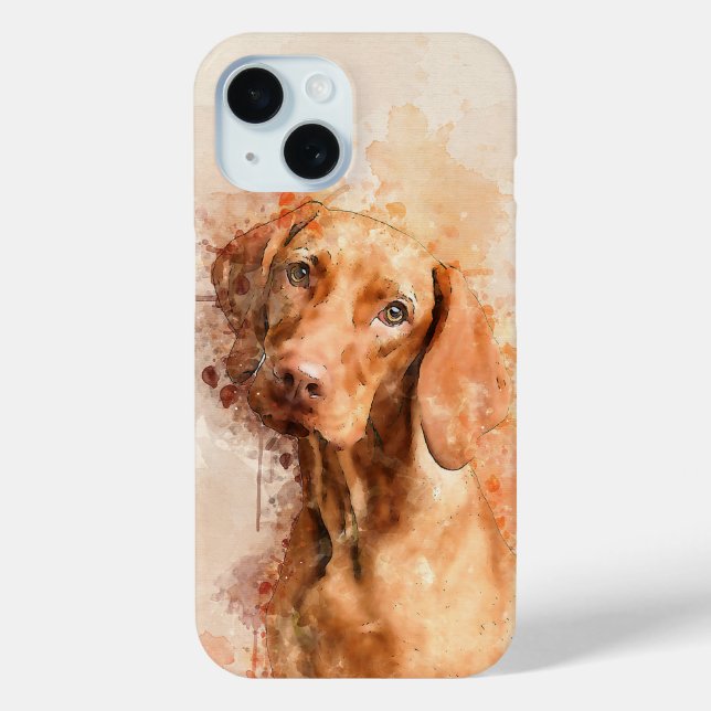 Vizsla Watercolour Case-Mate iPhone Case (Back)