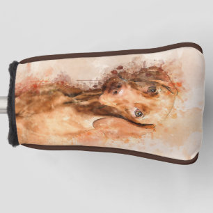 Vizsla Watercolour Golf Head Cover