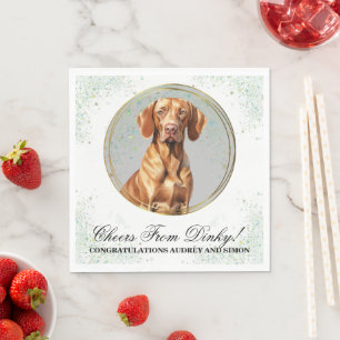 Vizsla Wedding Napkins With Dogs Photo