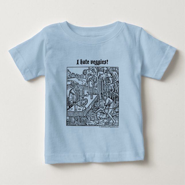 Vlad "I Hate Veggies!" infant tshirt (Front)