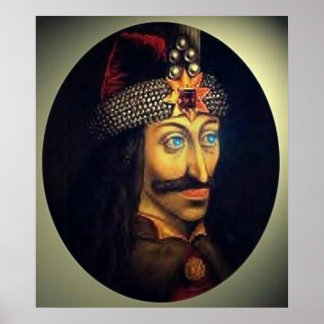 Vlad Ţepeş color Poster