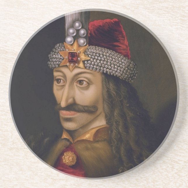 Vlad Tepes Dracula Impaler Voivode of Wallachia Coaster (Front)
